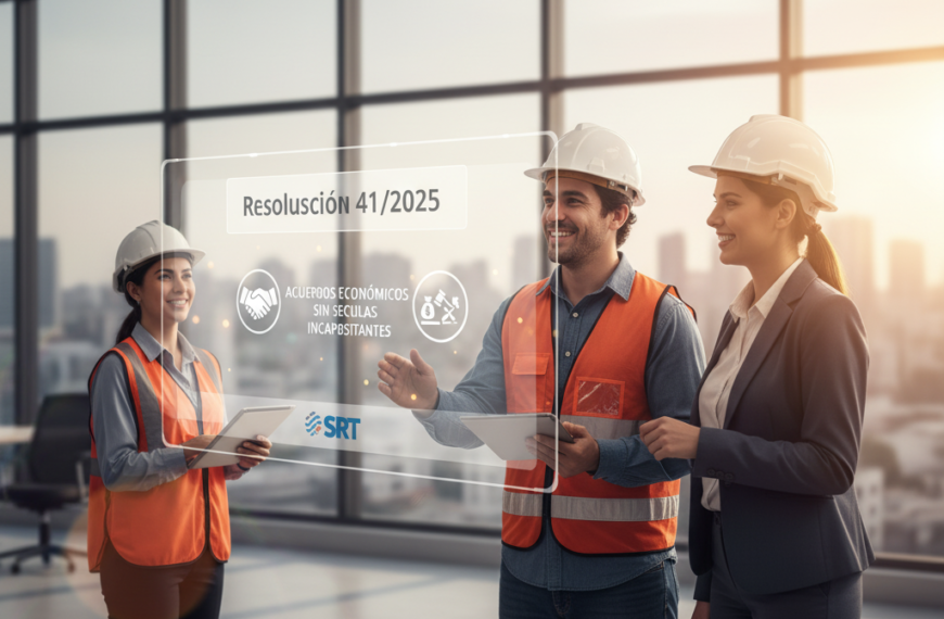 Resolución 41/2025: La SRT habilita acuerdos económicos en…