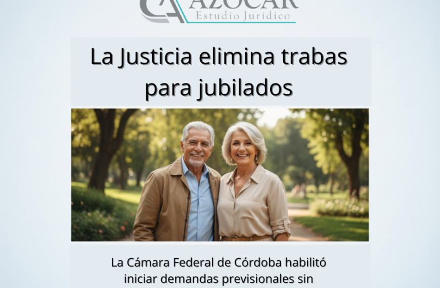 La Justicia elimina trabas para jubilados